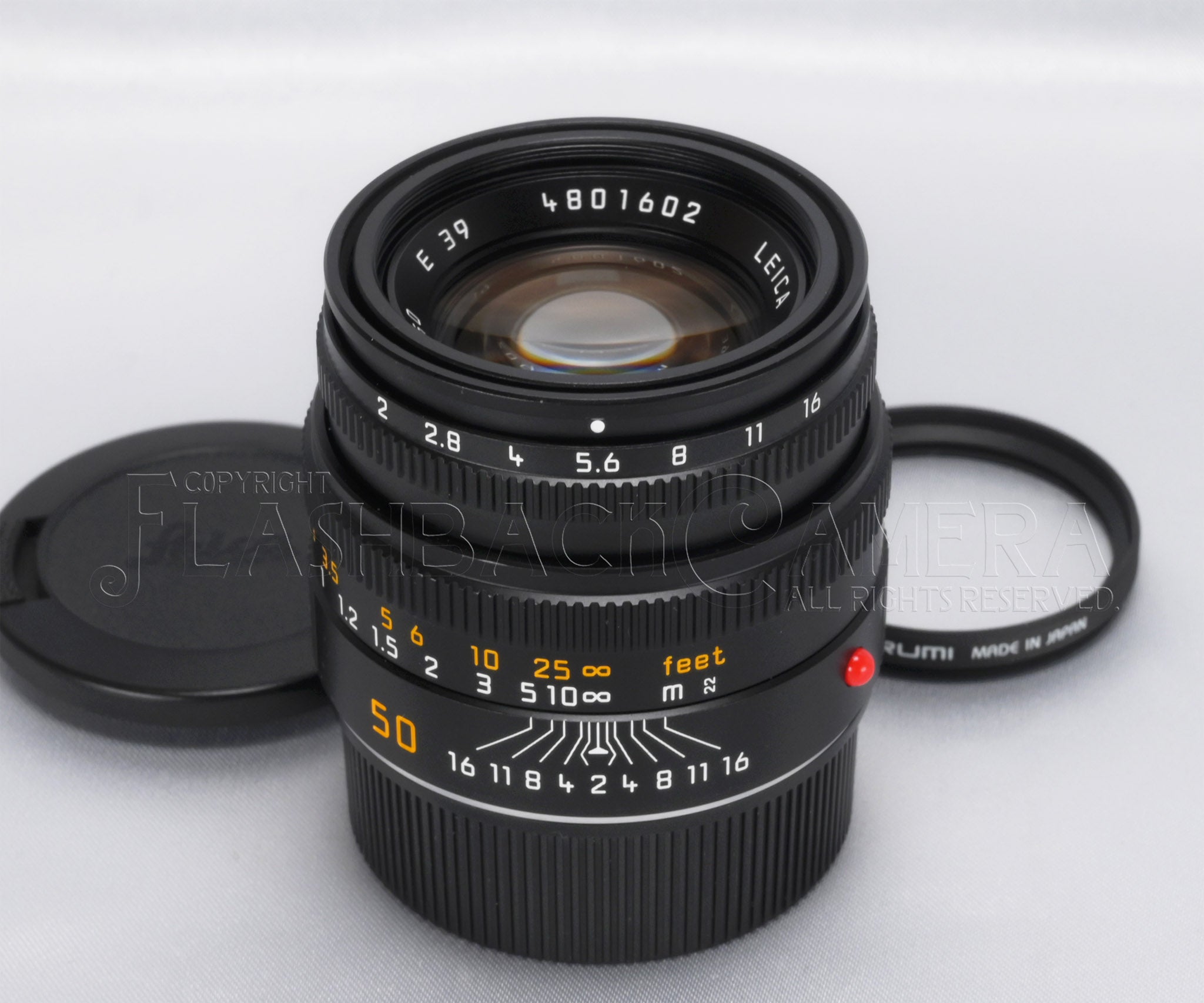 Summicron-M 50mm f2 (M) Black – FLASHBACK CAMERA