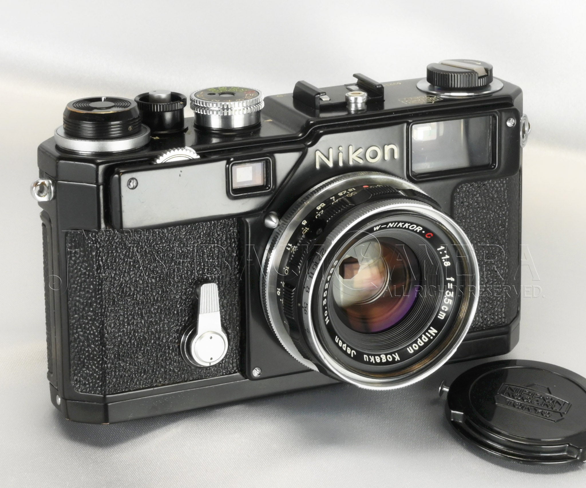 Nikon S3 Olympic Black Paint – FLASHBACK CAMERA