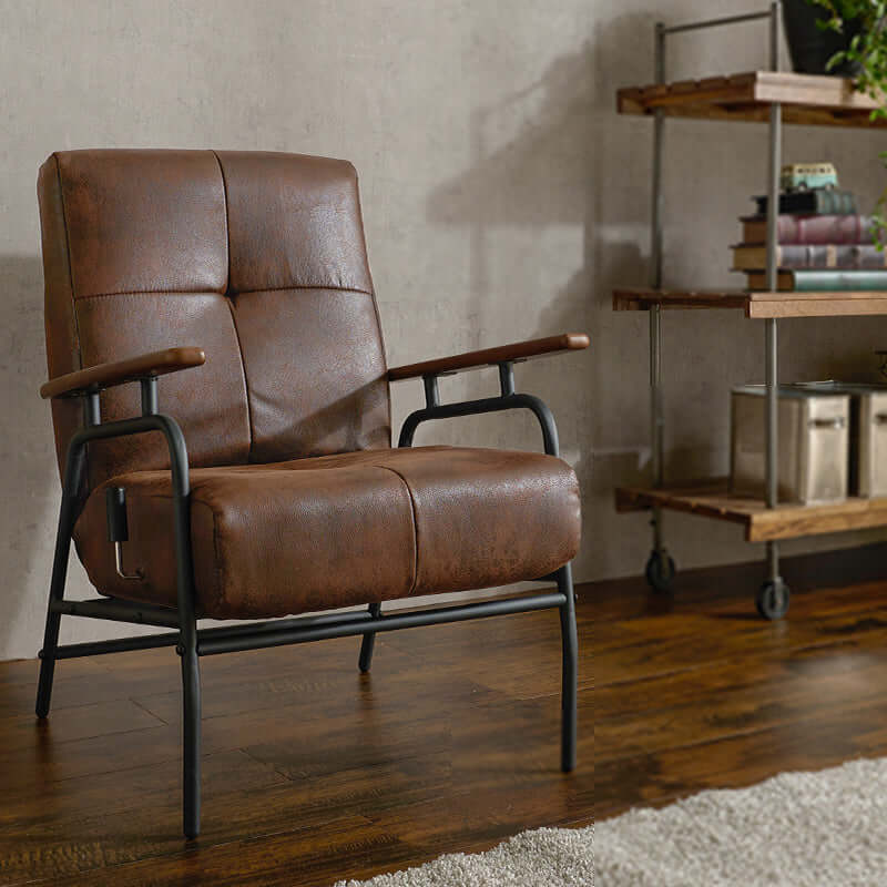 ソファ リクライニング 一人 おしゃれ ヴィンテージ インダストリアル