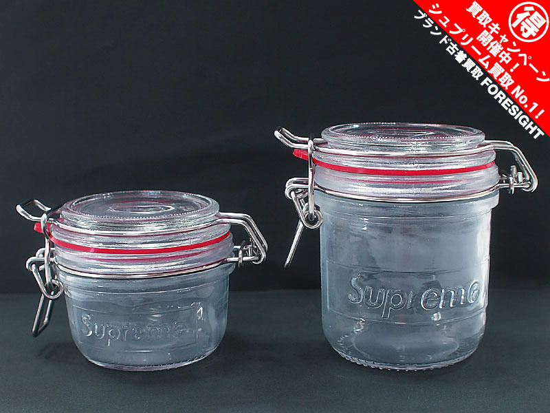 Supreme 'Jar Set (Set of 2)'ジャー セット 瓶 ビン クリア