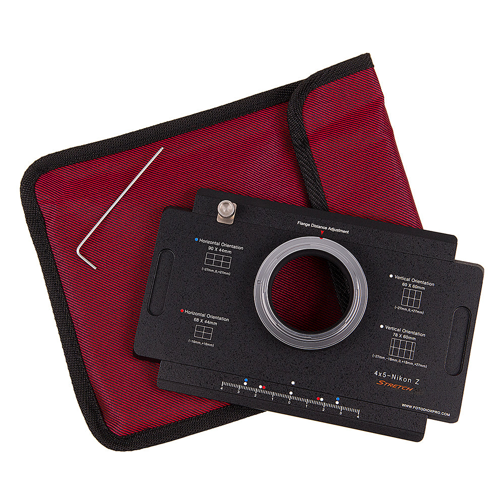 Pro Shift/Stitch Adapter - Nikon Z Camera to 4x5 View Cameras