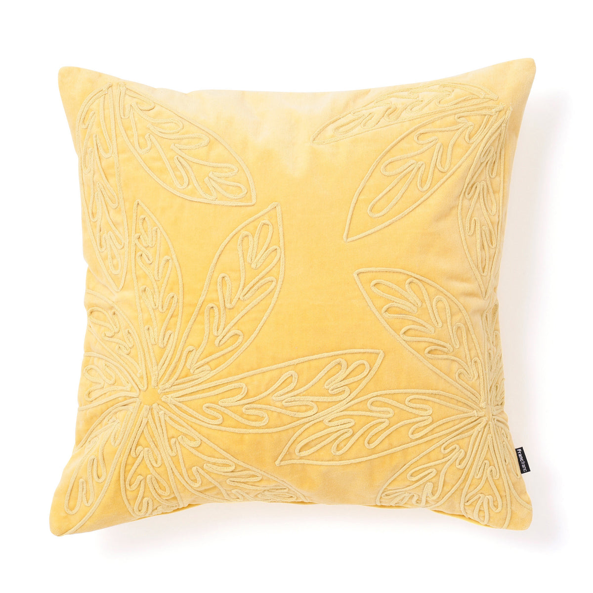 コードドローイング クッションカバー 450×450 イエロー（098