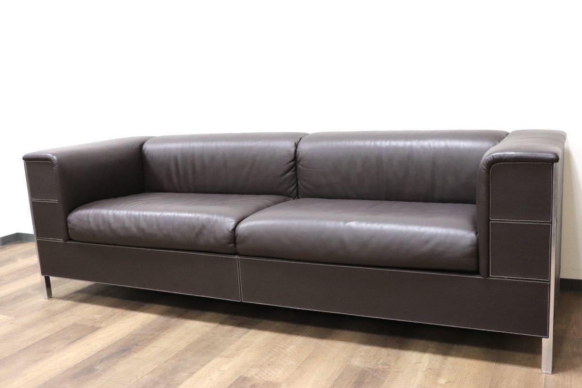 GMGH195○Poltrona Frau / ポルトローナ フラウ Talus タルス 3人掛け