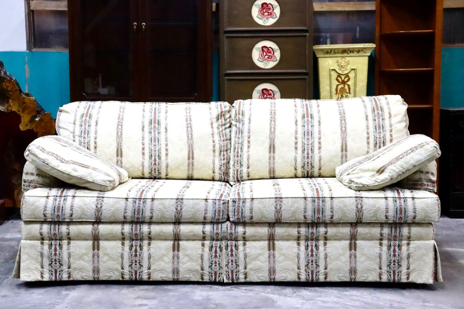 GMIH352○Thomasville / トーマスビル 3人掛けソファ トリプルソファ