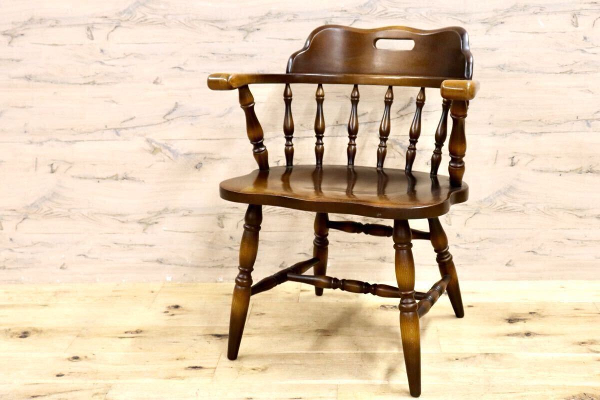 GMIK227A○飛騨産業 / HIDA キツツキ 穂高 アームチェア ダイニング