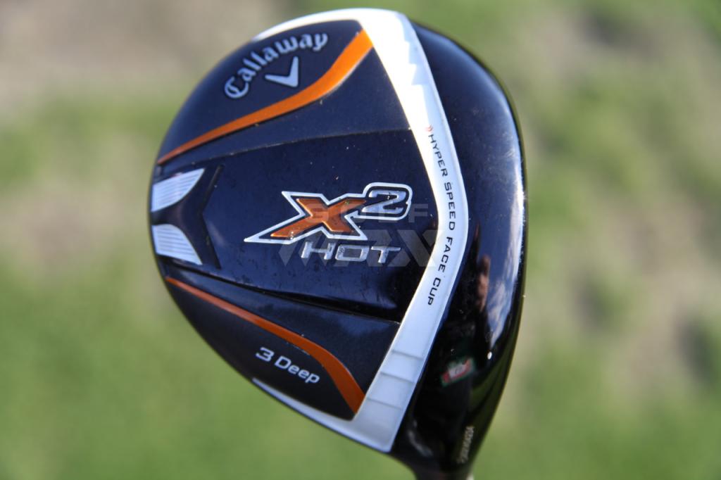 Callaway X2 Hot 2 Deep, 3 Deep and 5 Deep Fairway Woods: In-hand