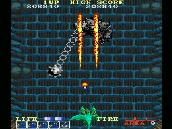 ドラゴンスピリット for SHARP X68000 (C)1987, ナムコ, (C)1988 電波