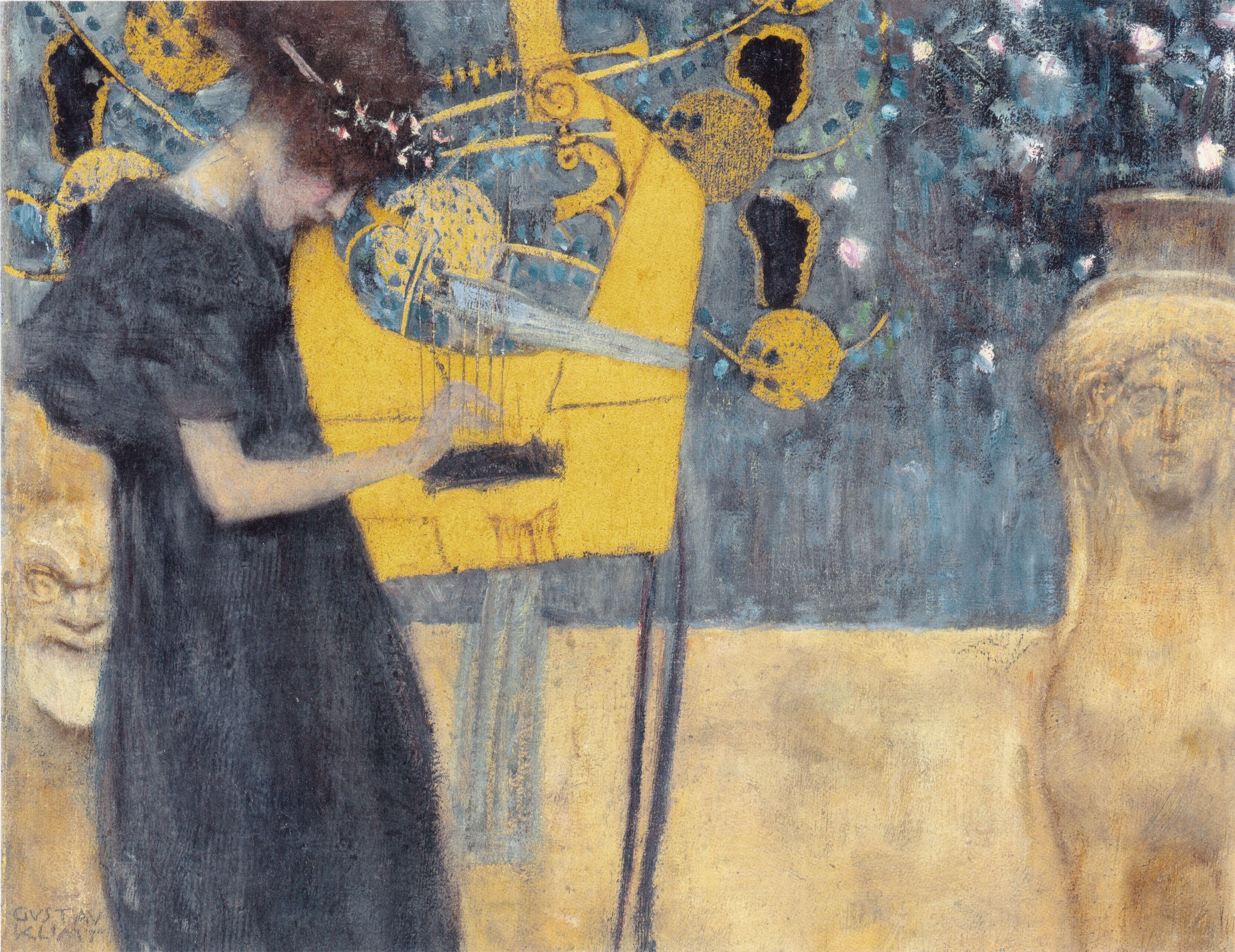 Reproduction of Music by Gustav Klimt – Galerie Mont-Blanc