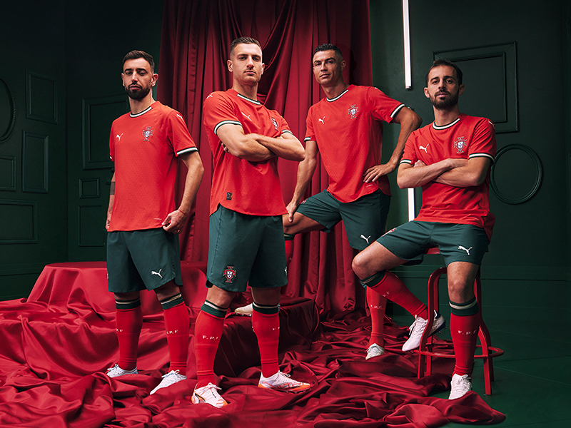 新たにPUMA FAMILYとなったポルトガル代表レプリカユニフォーム発売