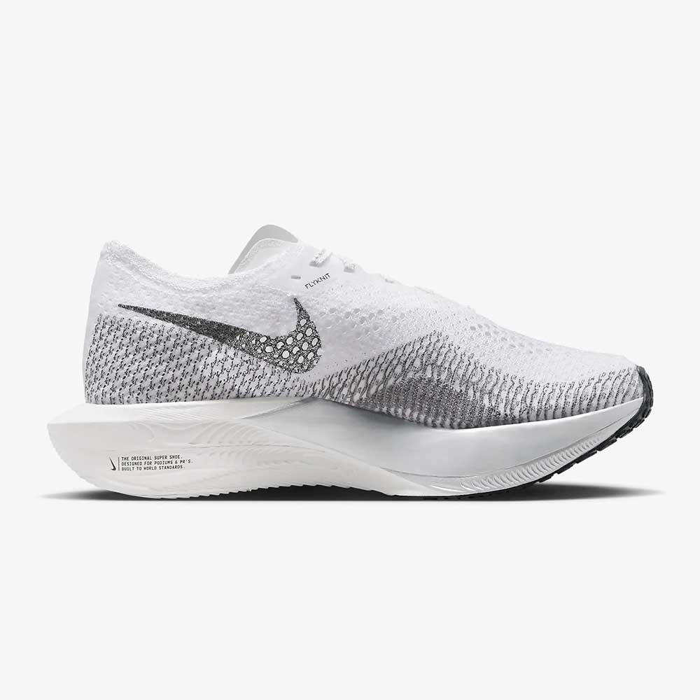 Women's Nike ZoomX Vaporfly Next% 3 Running Shoe- White/Dark Smoke