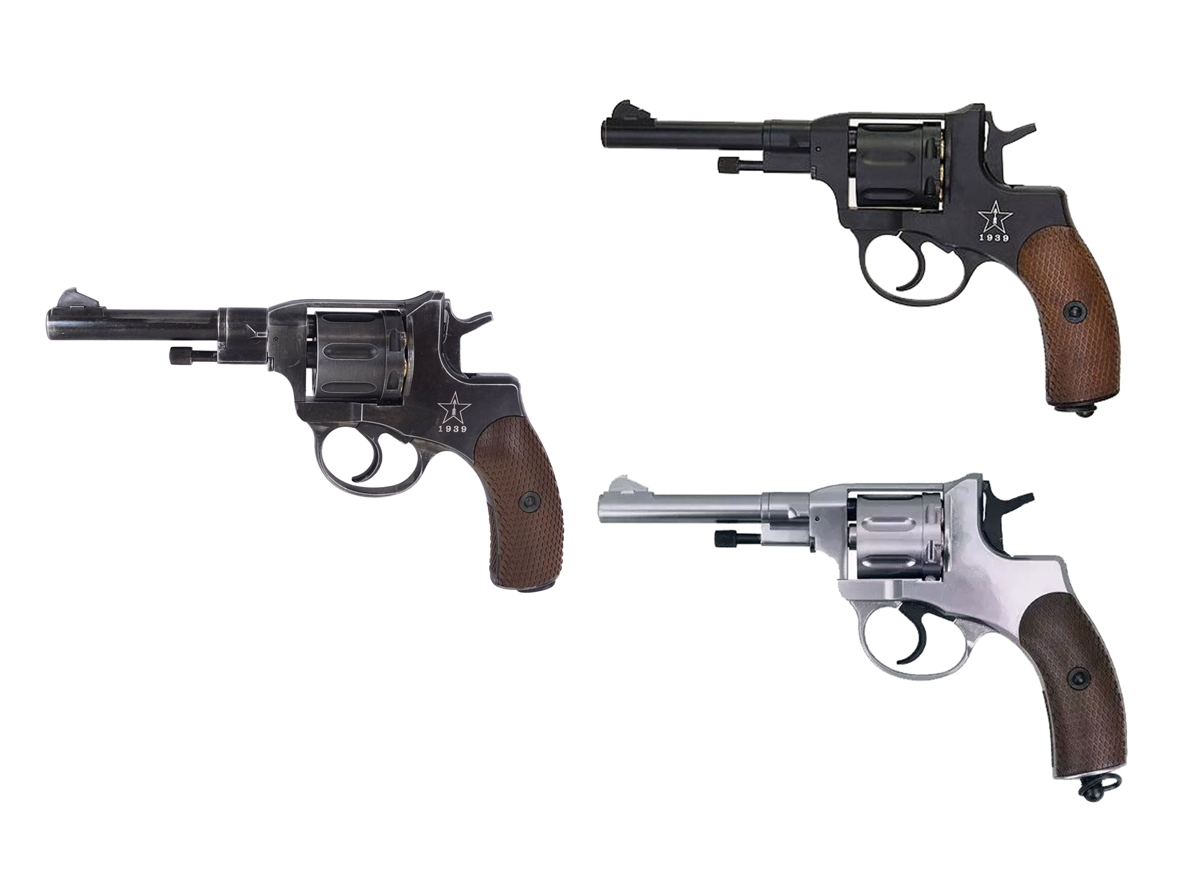 GUN HEAVEN ナガン NAGANT M1895 4インチ CO2ガスリボ ルバー メタル