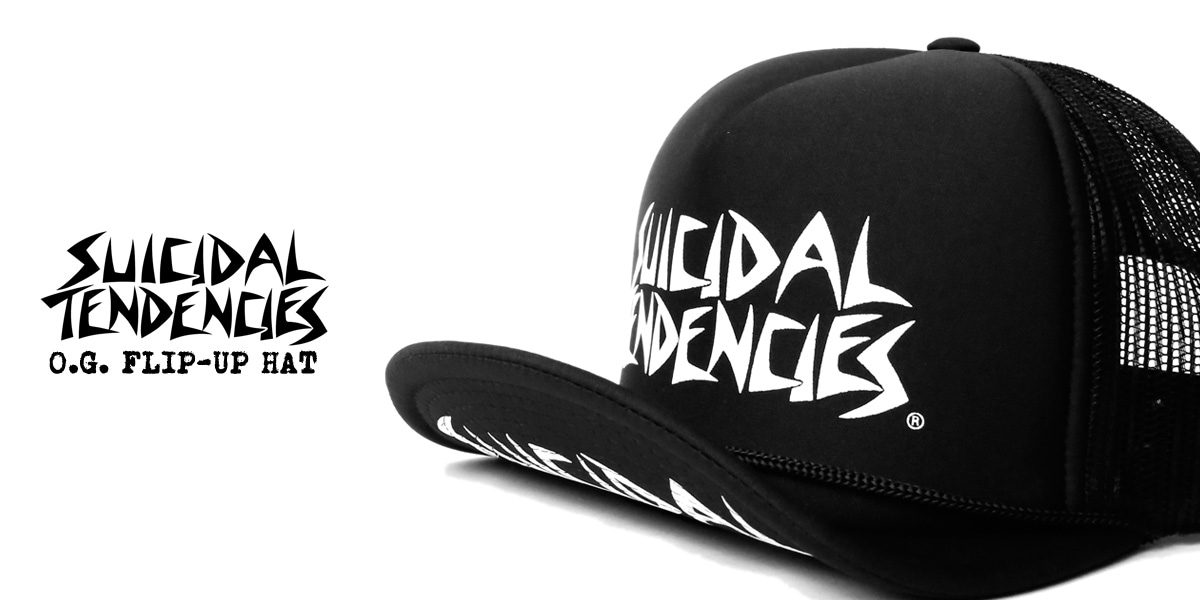 CLINK｜SUICIDAL TENDENCIES OG FLIP UP HAT - BLACK｜東京・吉祥寺