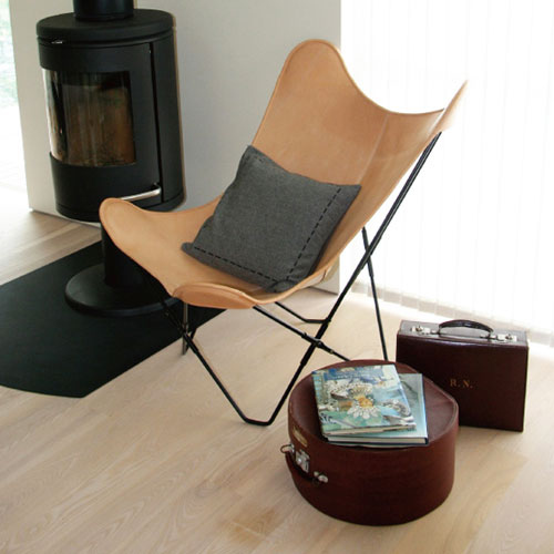 BKFチェア / ナチュラルレザー / cuero クエロ [ BKF Chair バタフライ