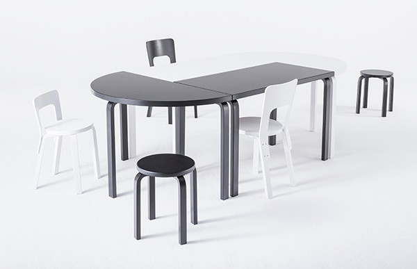 artek アルテック stool スツール E60 リノリウム 黒 ブラック