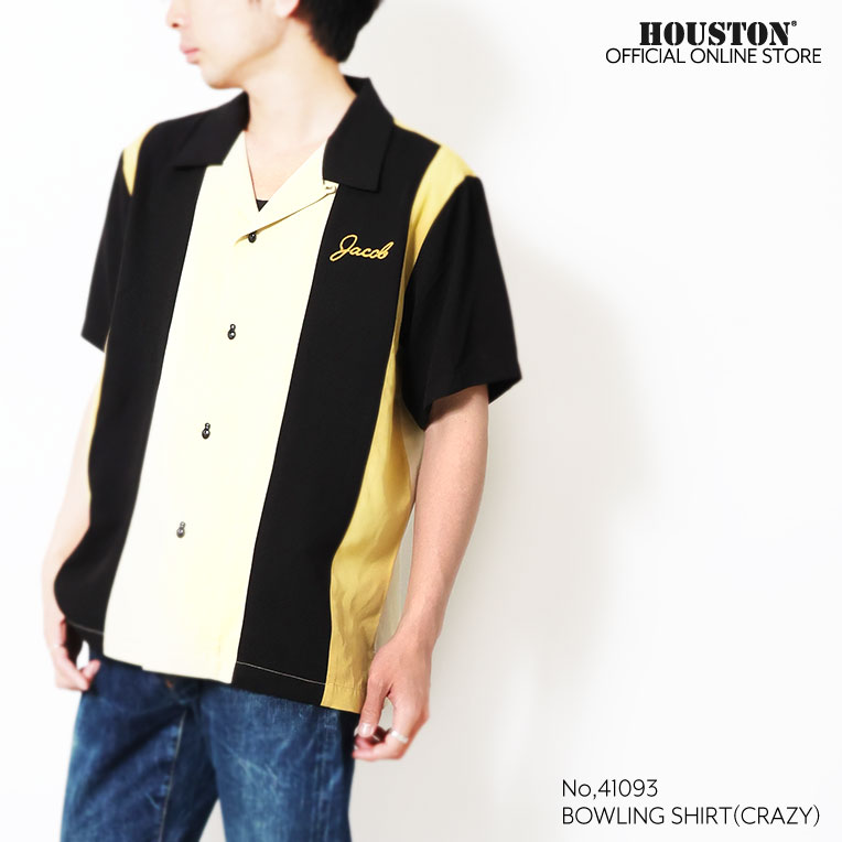 HOUSTON / ヒューストン 41093 BOWLING SHIRT (CRAZY) / ボウリング