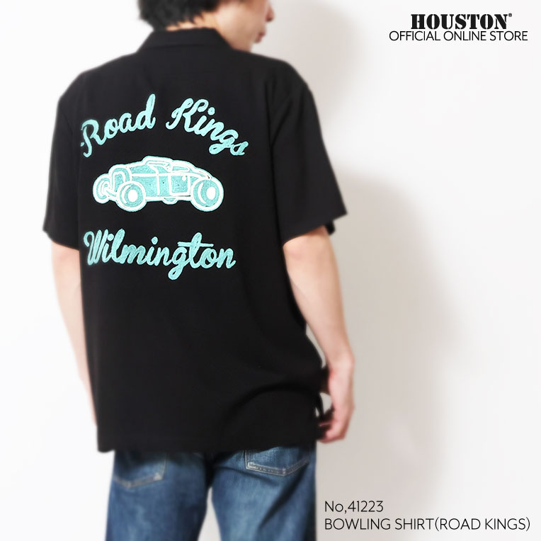 HOUSTON / ヒューストン 41223 BOWLING SHIRT (ROAD KINGS
