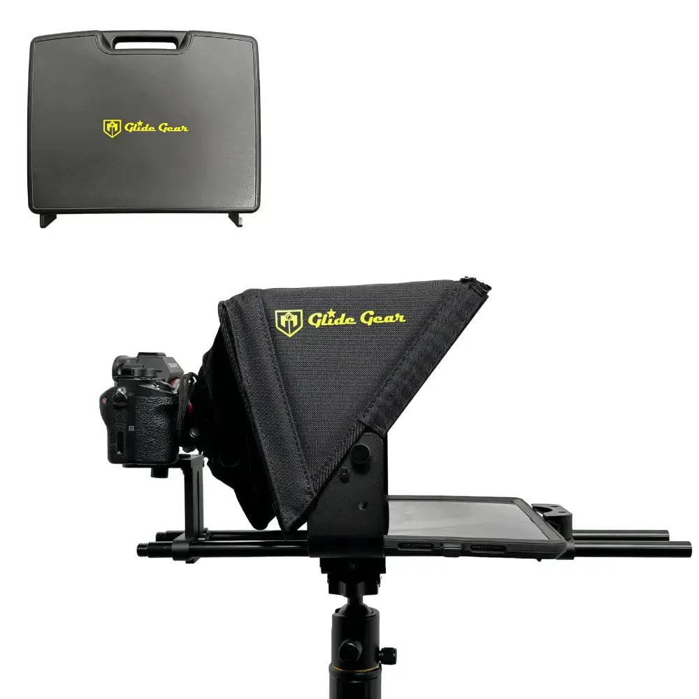Glide Gear TMP 500 - 15mm Rail Video Camera Tripod Teleprompter With