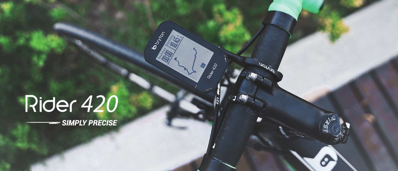 The all new powerful and easy-to-use Rider 420 – Bryton Global