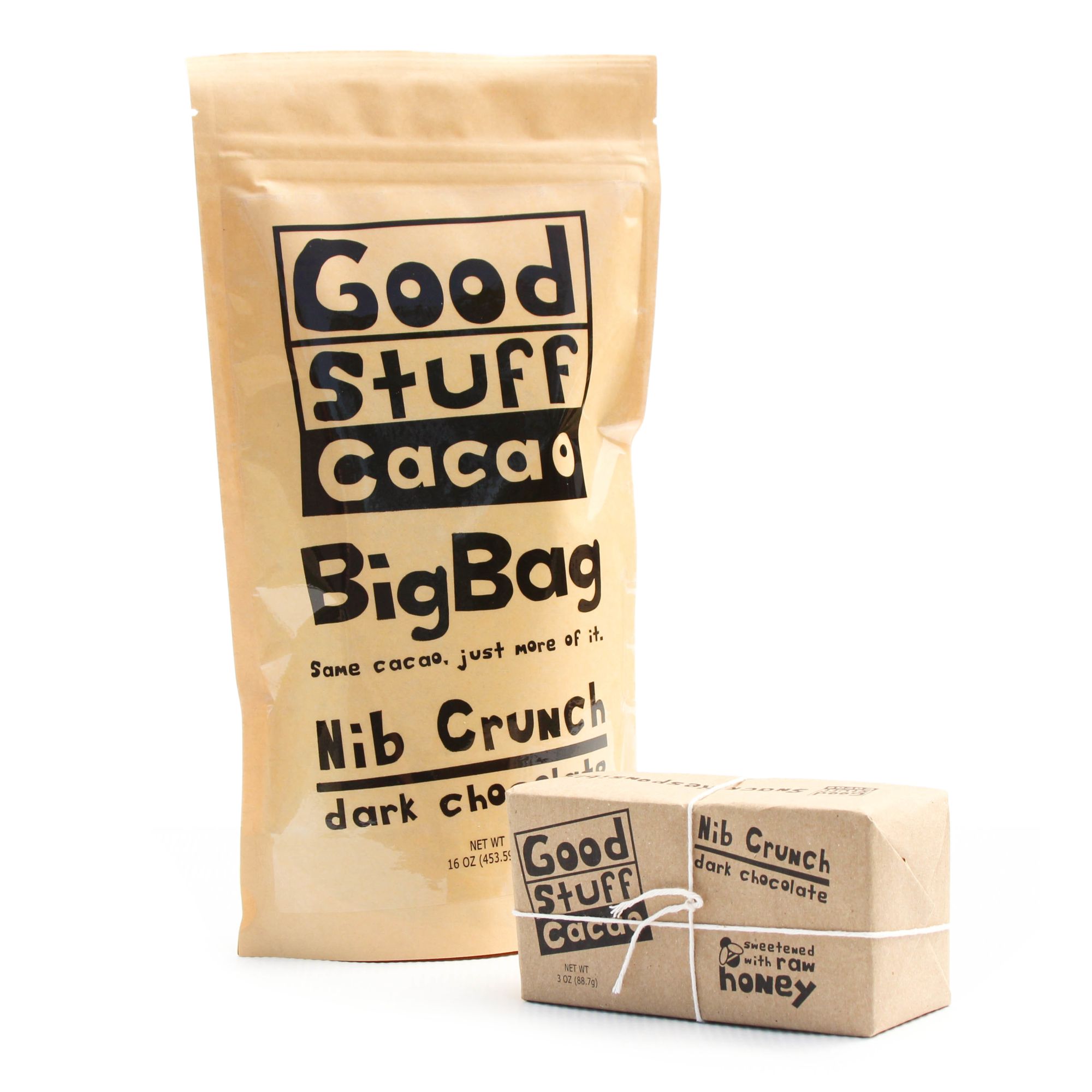 Nib Crunch Dark Chocolate – Good Stuff Cacao