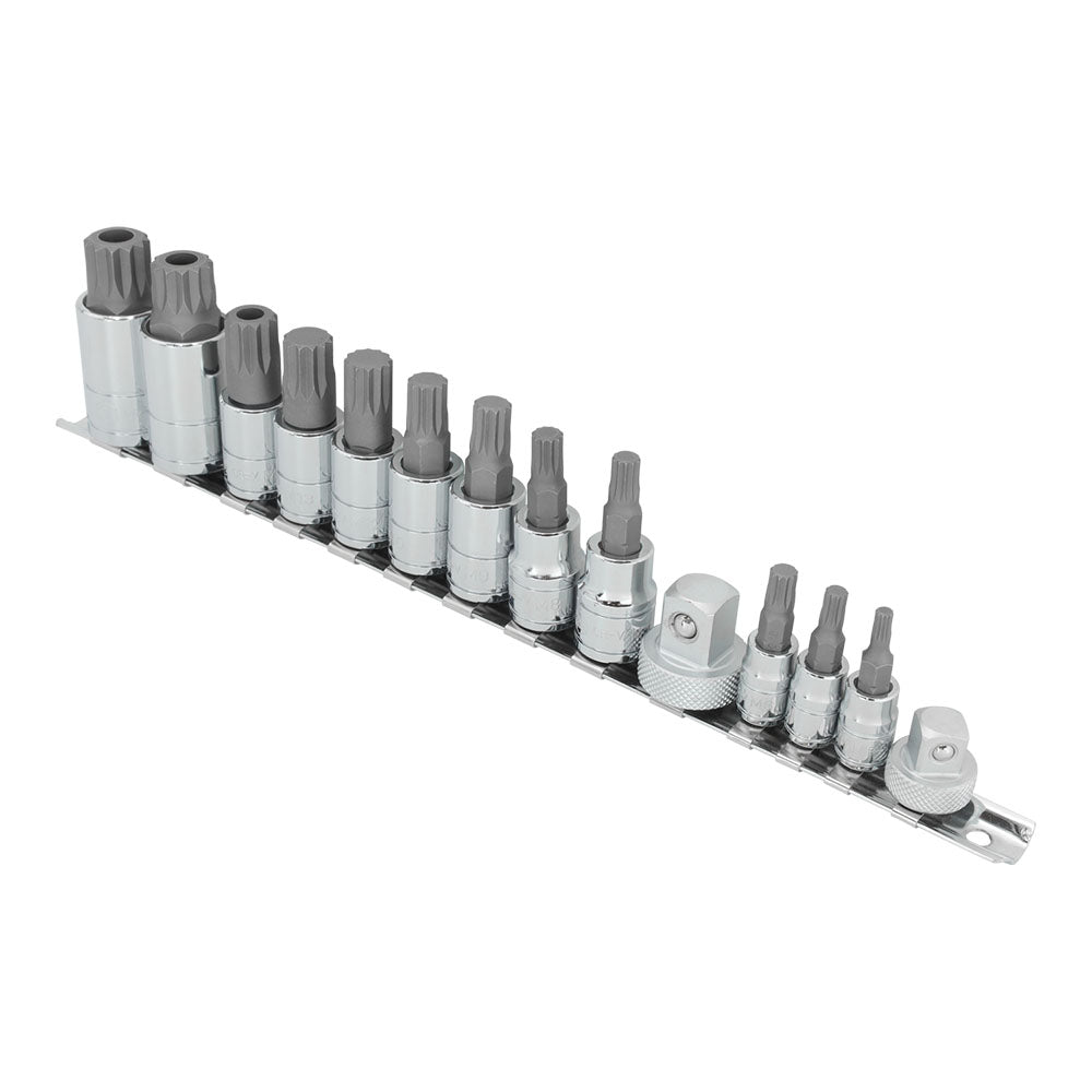 14-Piece XZN Triple Square Spline Bit Set (MP012023)
