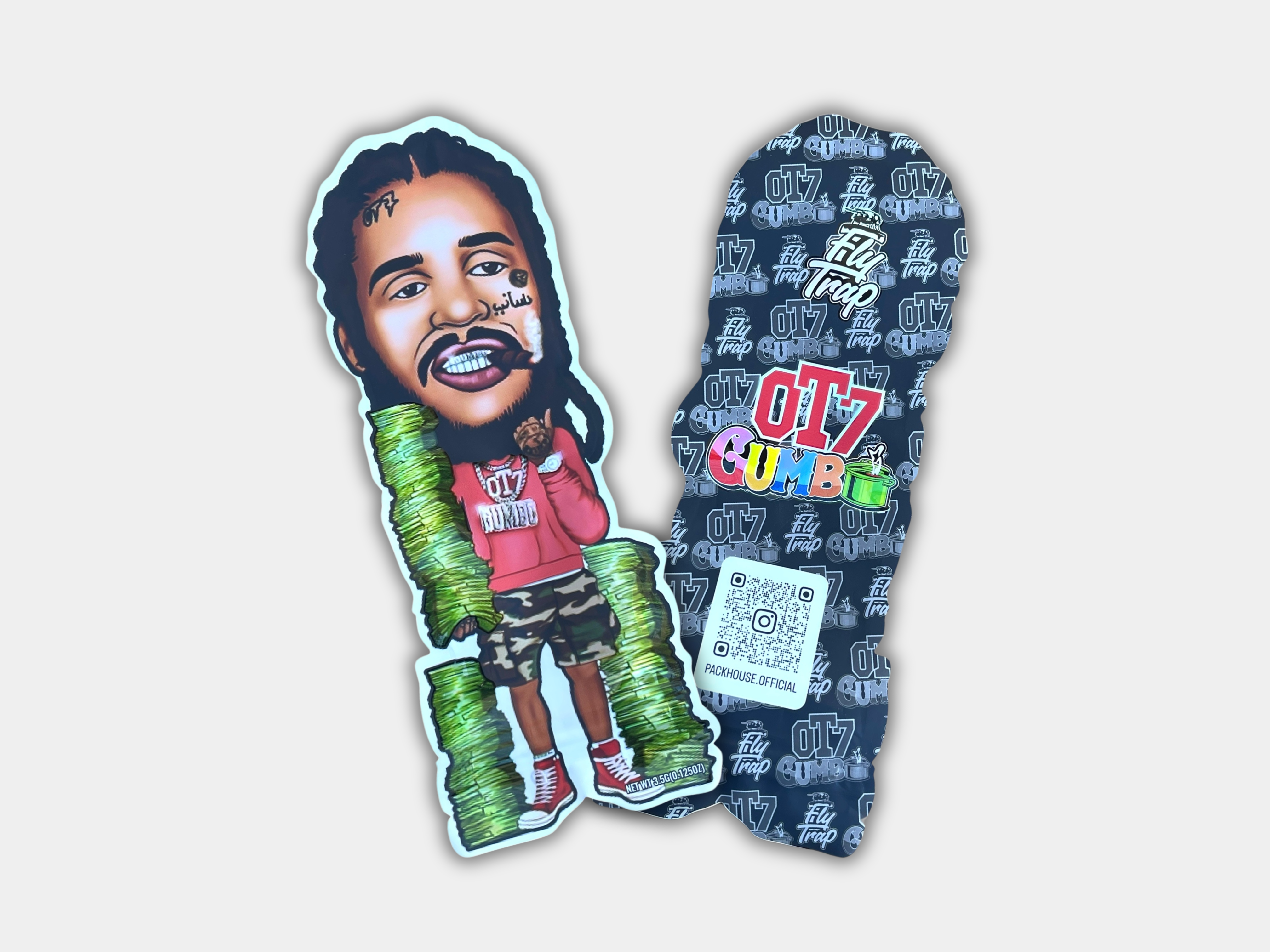 OT7 Gumbo Mylar Bag 3.5 Grams | Smell Proof – Gorilla Boyz Inc