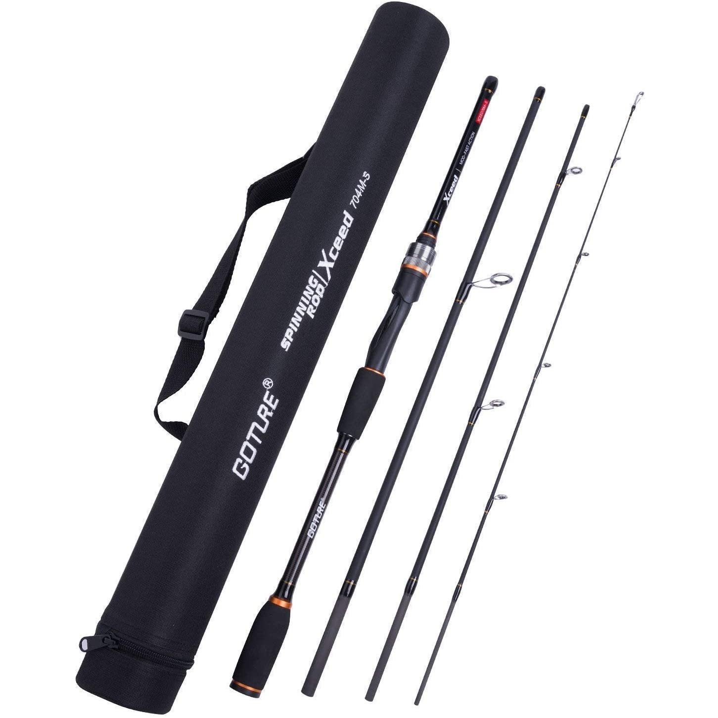 Xceed Spinning/Casting Rod, Carbon Fiber – GOTURE