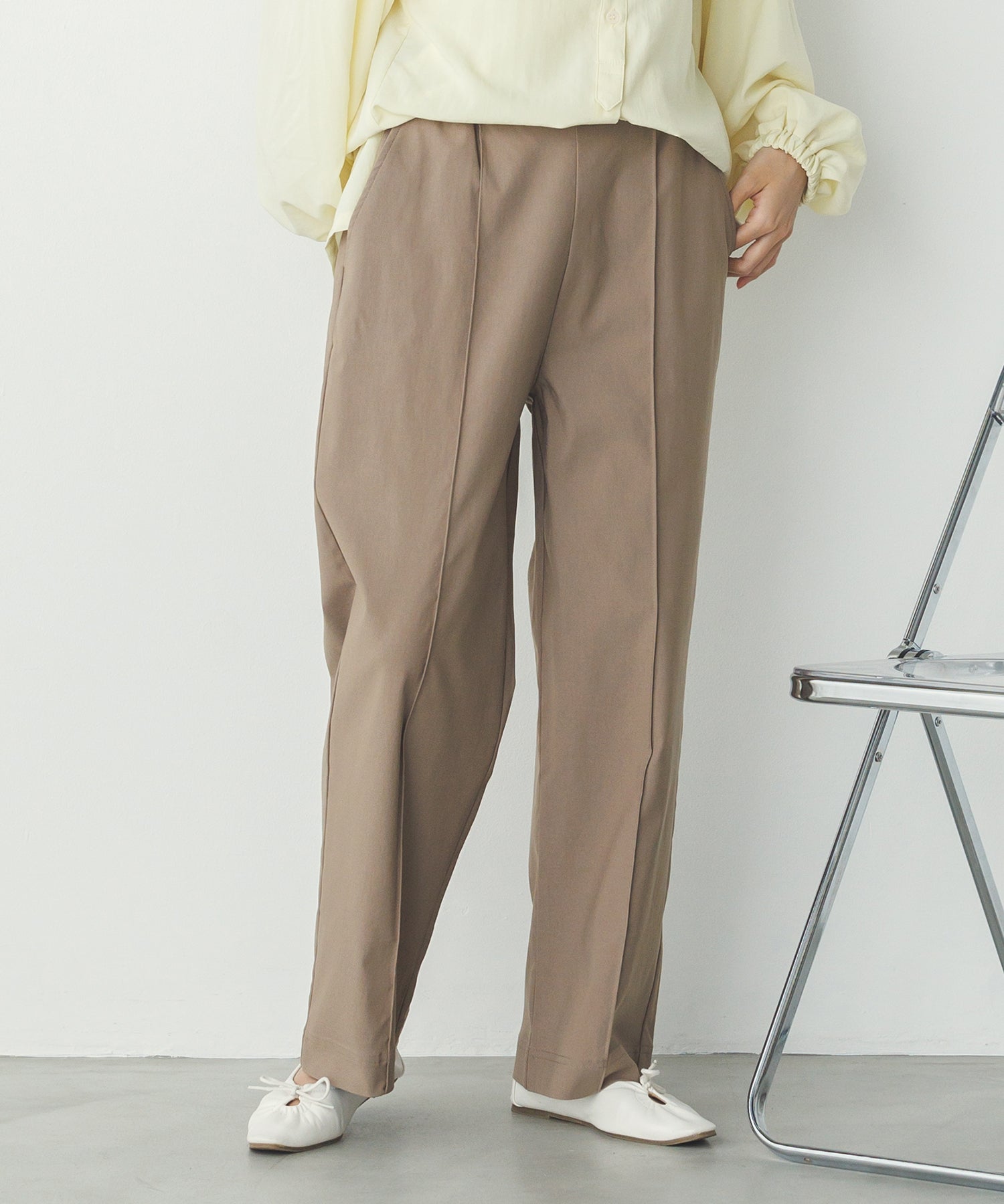 ストレッチ】バリラク ストレートパンツ