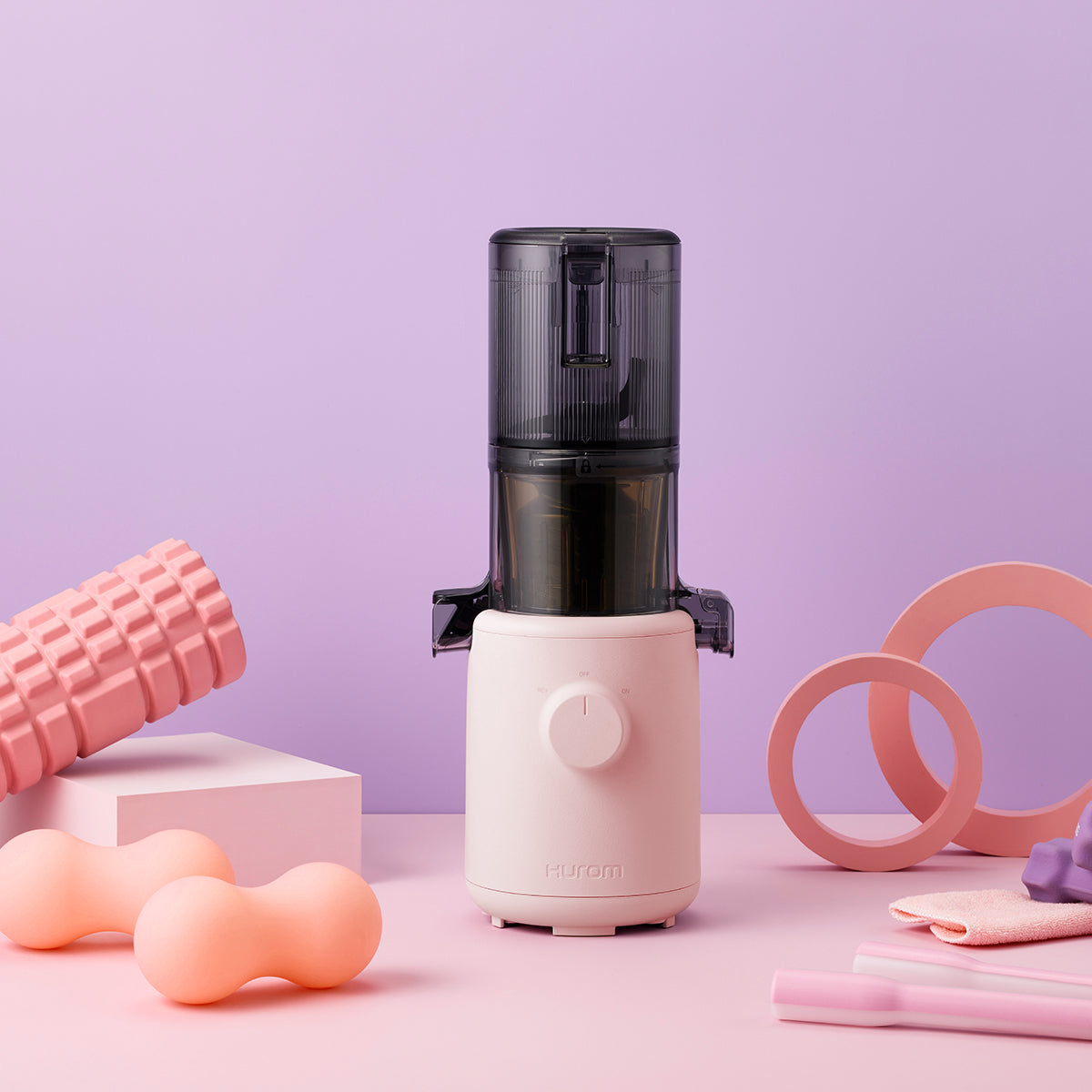 ヒューロム コールドプレスジューサー H310A （サクラピンク