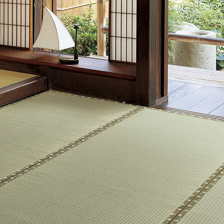 国産い草上敷き ござ 琥珀 （こはく）｜江戸間・本間 （日本製・熊本県