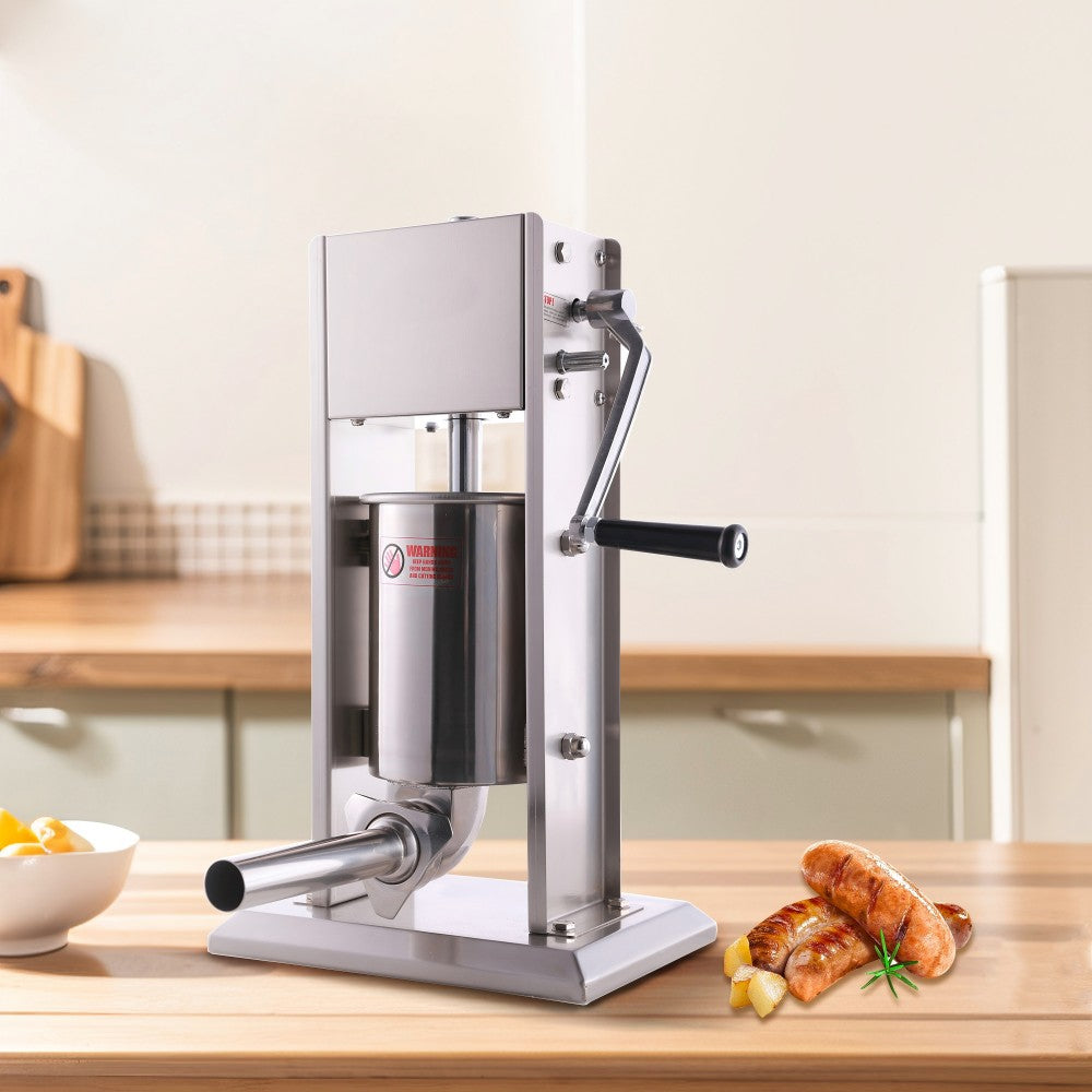 Hakka 3L/7lb Sausage Stuffers and 2 Speed Stainless Steel Vertical