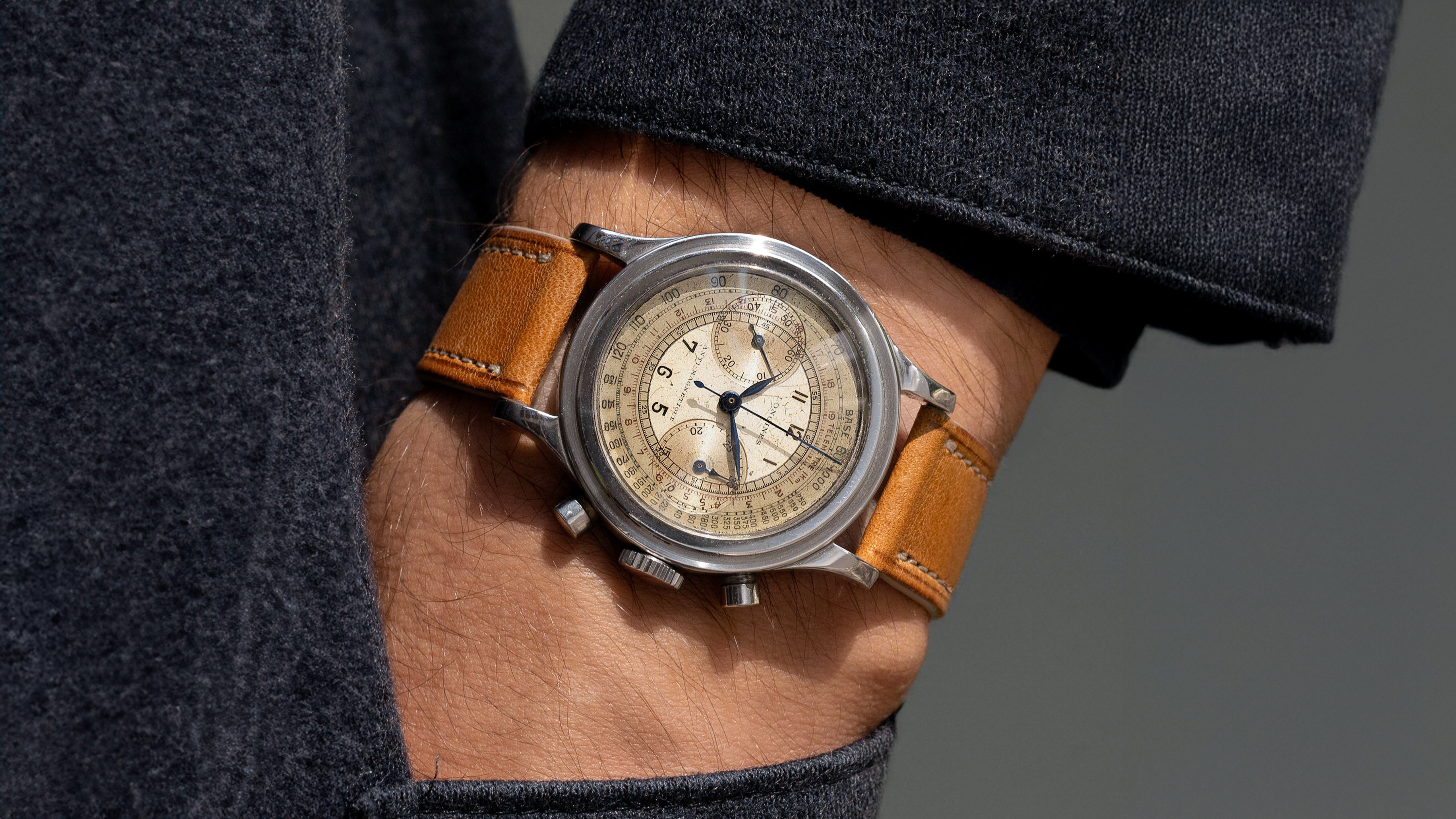 4974 'Tre Tacche' Longines 13ZN Chronograph – Hairspring