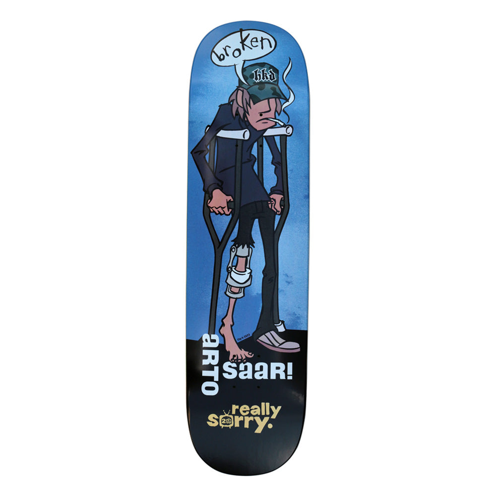 8.4in x 31.73in SAARI REALLY SORRY PRO SKATEBOARD DECK – ハスコ