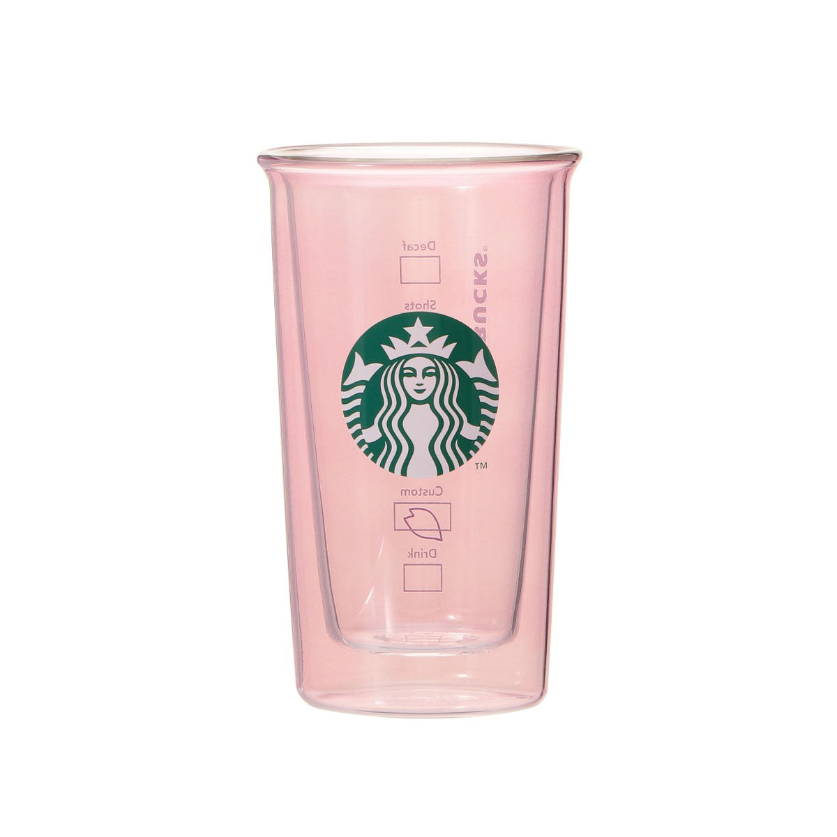 Starbucks Japan Sakura 2025 Double Wall Glass: Pale Pink – Hello Japan