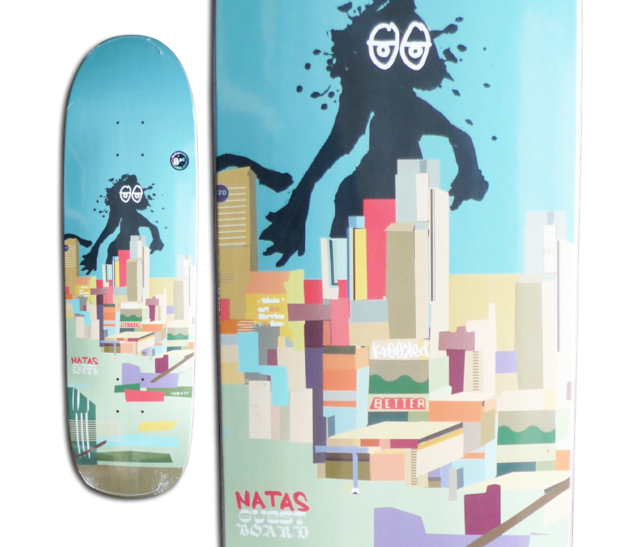 KROOKED NATAS KAUPAS GUEST DECK (8.88 x 32.15inch) ナタス カウパス