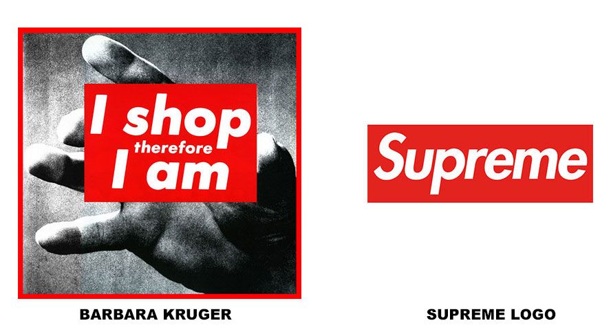 Barbara Kruger performs a fake Supreme - HIGHXTAR.