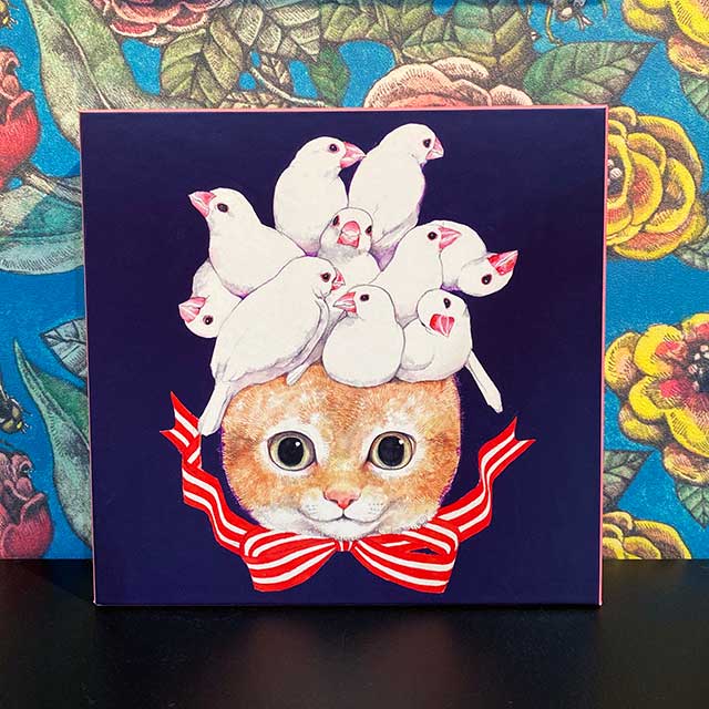 ギフトボックス【L】 とりあたま（白文鳥） – ボリス雑貨店