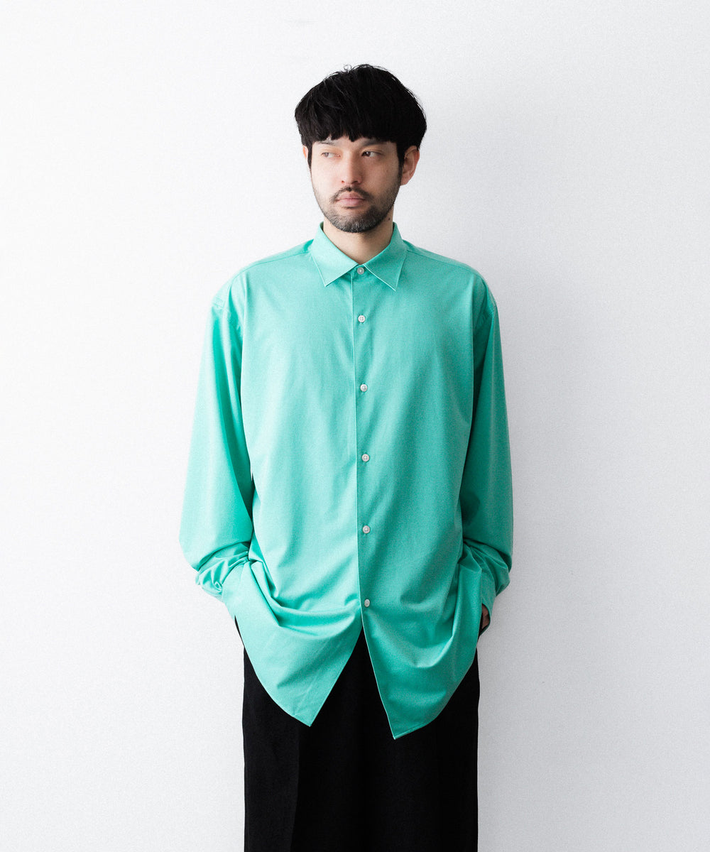 KANEMASA PHIL.】46G MODEST SHIRT - TURQUOISE | 公式通販サイト