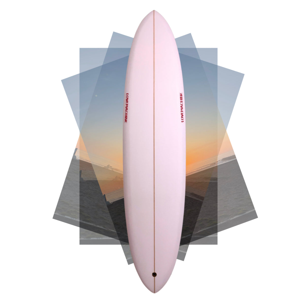 ストック】LOVE MACHINE Thick Lizzy7'10 RED ON FIN – SURF A HOLIC