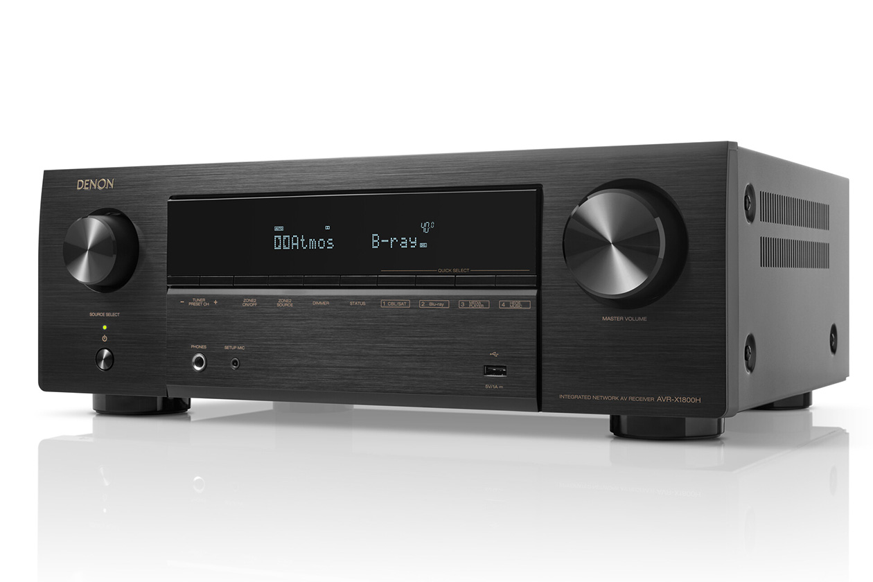 PR】テレビの音を強化する、デノン新スタンダードAVアンプ「AVR-X1800H