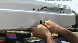 これは便利なルーフボックス TERZO ローライダーフレックス操作方法