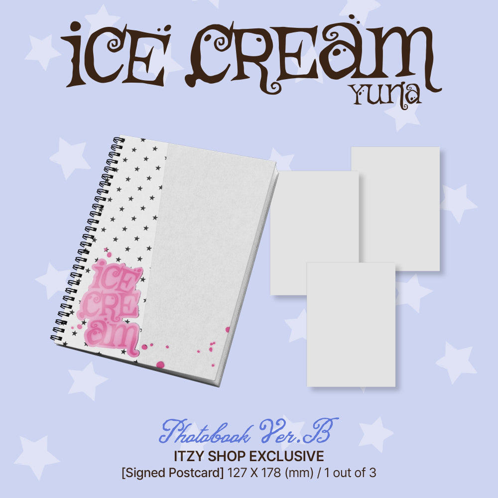 Ice Cream Photobook Ver. B (Signed) - Itzy Official Store