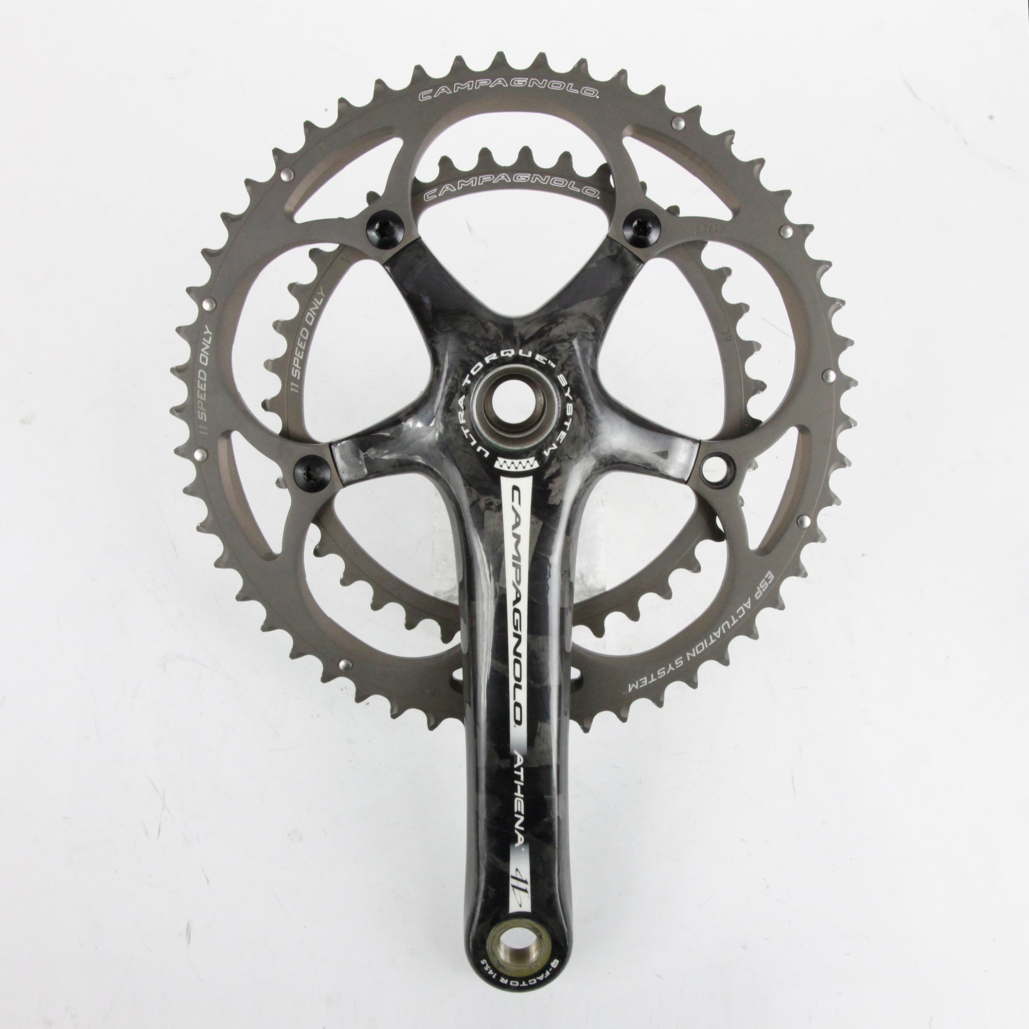 Campagnolo Athena Carbon Crankset 11 Speed 53/39T 170mm – Ivanhoe