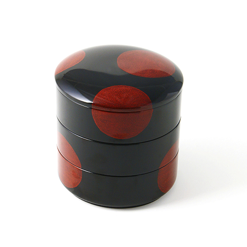 4寸三段丸重 後藤水玉/一和堂工芸 NET SHOP|香川漆器 和食器 ギフト