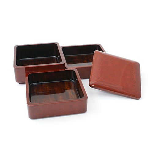 4寸三段角重(後藤塗)/一和堂工芸 NET SHOP|香川漆器 和食器 ギフト