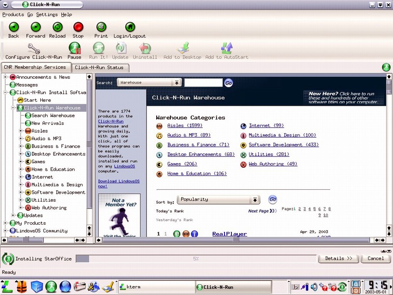 News：「OS込みで2万円台のPCも」――Lindows日本語版、エッジ緊急
