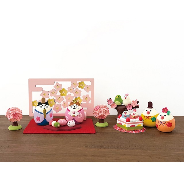 concombre（コンコンブル）桜うららかひなまつり ふっくら文鳥雛