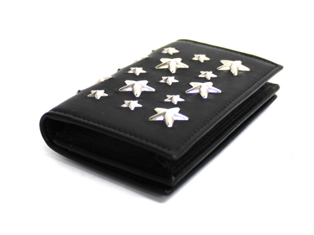 中古】◇ ジミーチュウ ◇ カードケース スタースタッズ ブラック