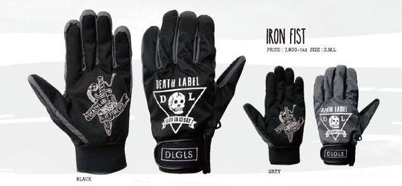 デスレーベル（DEATH LABEL）GLOVE グローブ IRON FIST 【お買い得価格