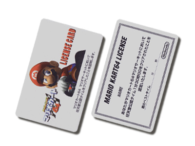 マリオカート64 ライセンスカード プレゼント | フロッグポート