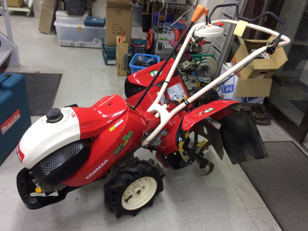 福岡県みやま市】ヤンマー MRT650 うねたてポチ 6.3馬力 福岡県みやま